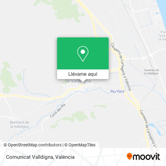 Mapa Comunicat Valldigna
