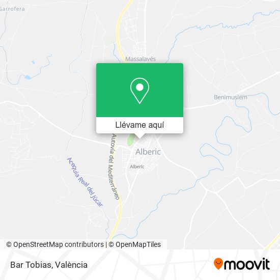 Mapa Bar Tobias