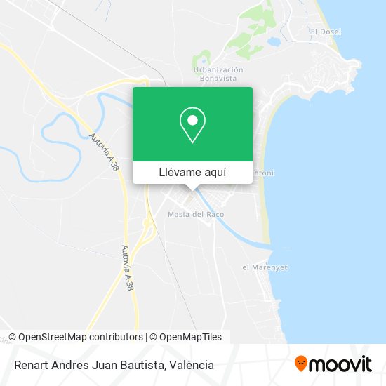 Mapa Renart Andres Juan Bautista