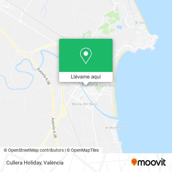 Mapa Cullera Holiday