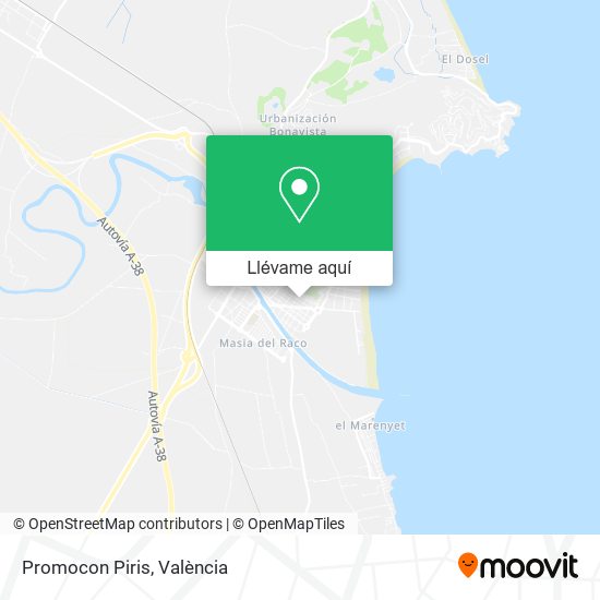 Mapa Promocon Piris