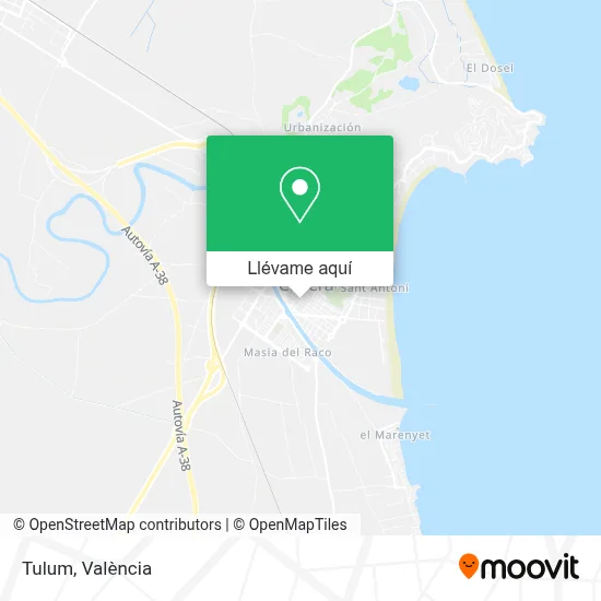 Mapa Tulum