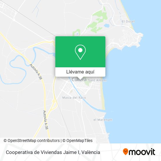 Mapa Cooperativa de Viviendas Jaime I