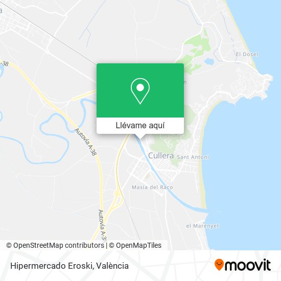 Mapa Hipermercado Eroski