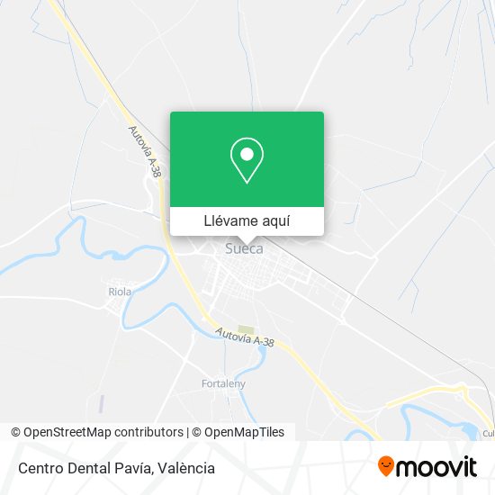 Mapa Centro Dental Pavía