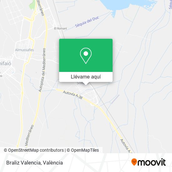 Mapa Braliz Valencia