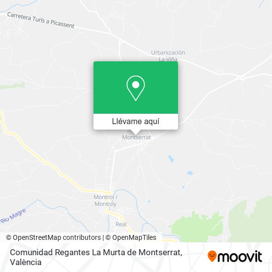 Mapa Comunidad Regantes La Murta de Montserrat