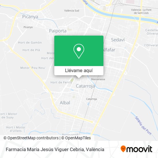 Mapa Farmacia María Jesús Viguer Cebria