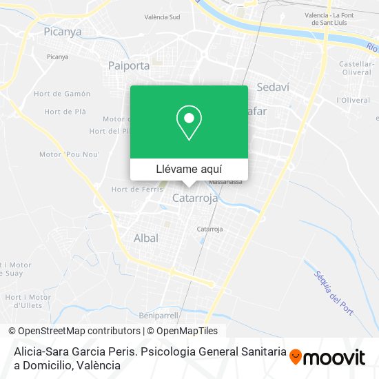 Mapa Alicia-Sara Garcia Peris. Psicologia General Sanitaria a Domicilio