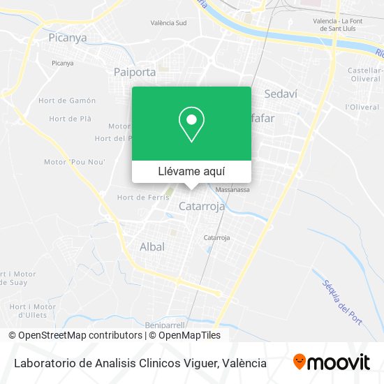 Mapa Laboratorio de Analisis Clinicos Viguer