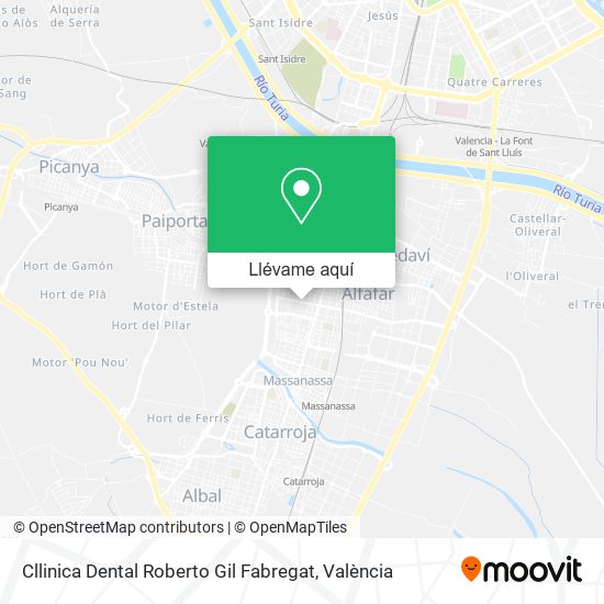 Mapa Cllinica Dental Roberto Gil Fabregat