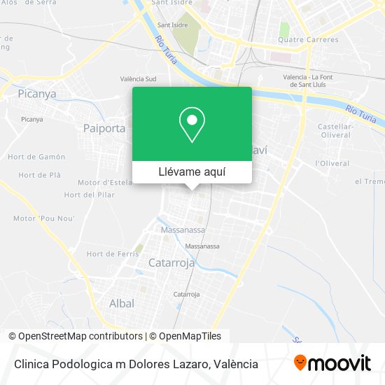 Mapa Clinica Podologica m Dolores Lazaro