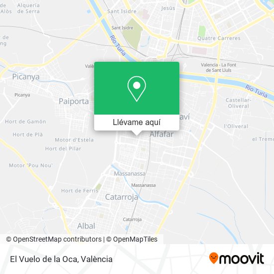 Mapa El Vuelo de la Oca