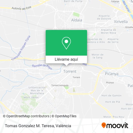 Mapa Tomas Gonzalez M. Teresa