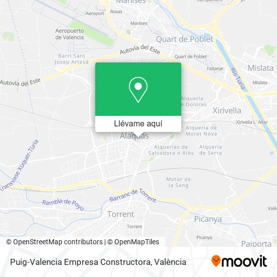 Mapa Puig-Valencia Empresa Constructora