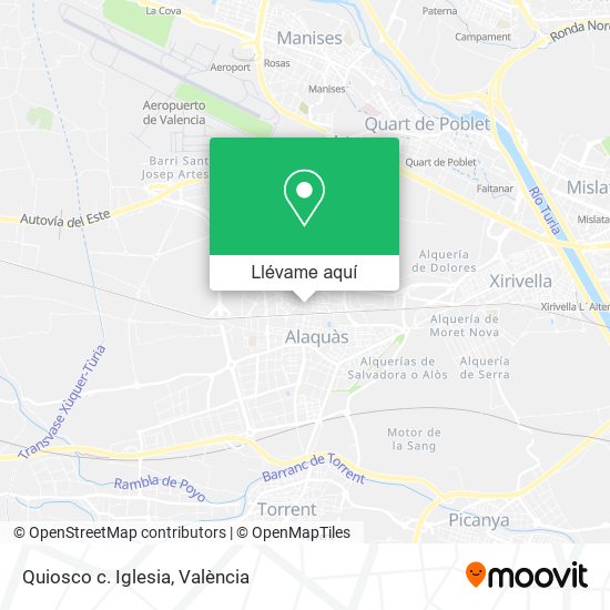 Mapa Quiosco c. Iglesia