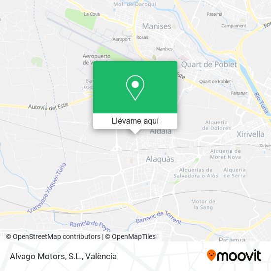 Mapa Alvago Motors, S.L.