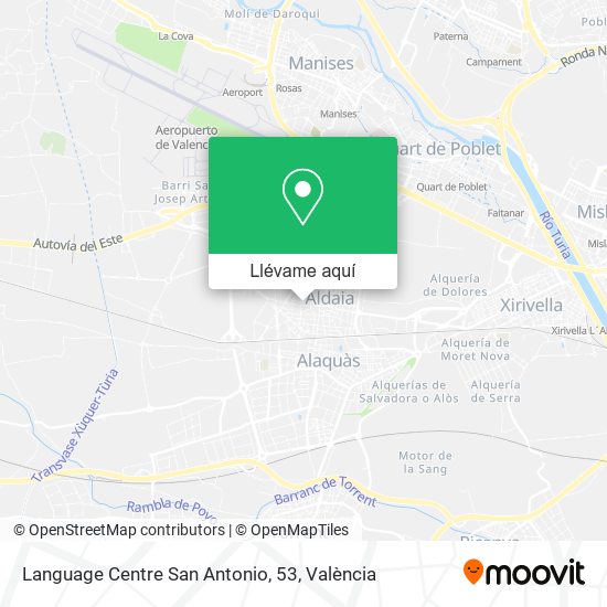 Mapa Language Centre San Antonio, 53