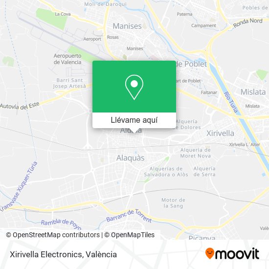 Mapa Xirivella Electronics