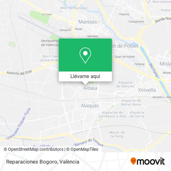 Mapa Reparaciones Bogoro