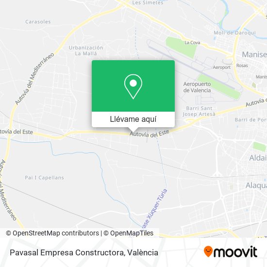 Mapa Pavasal Empresa Constructora