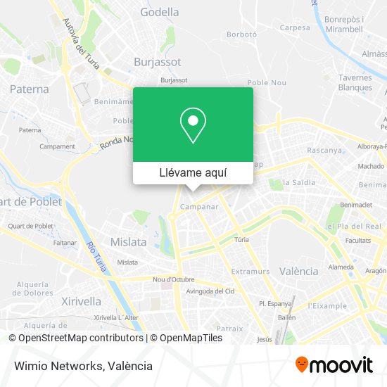 Mapa Wimio Networks