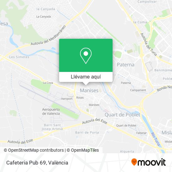 Mapa Cafeteria Pub 69