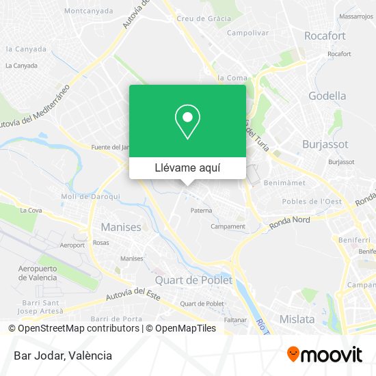 Mapa Bar Jodar