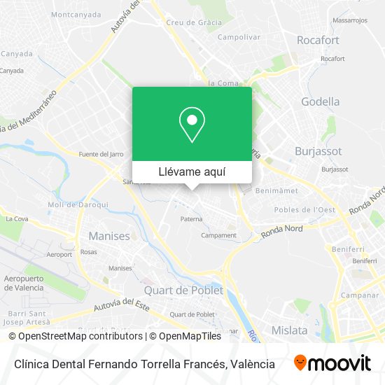 Mapa Clínica Dental Fernando Torrella Francés