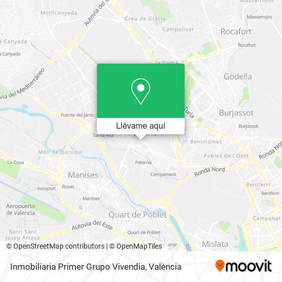 Mapa Inmobiliaria Primer Grupo Vivendia