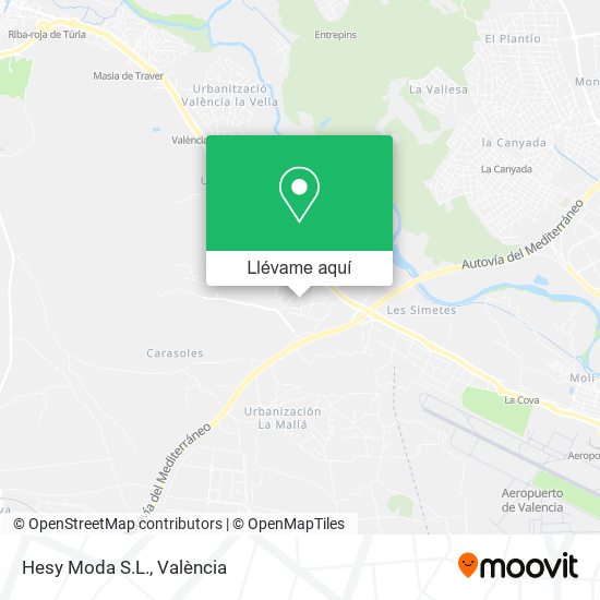 Mapa Hesy Moda S.L.