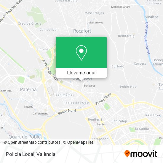 Mapa Policia Local