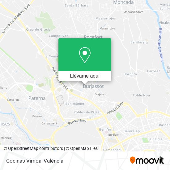 Mapa Cocinas Vimoa
