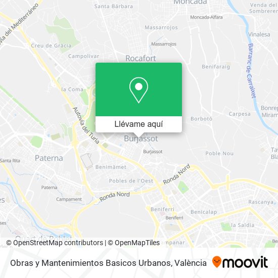 Mapa Obras y Mantenimientos Basicos Urbanos