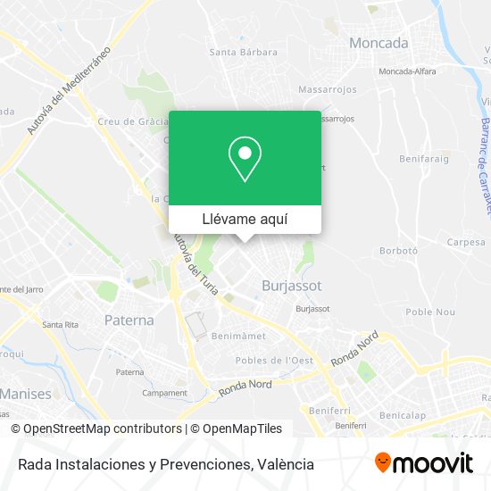 Mapa Rada Instalaciones y Prevenciones