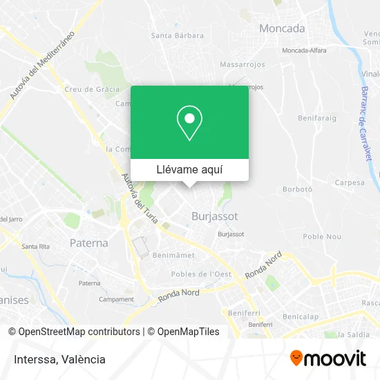 Mapa Interssa