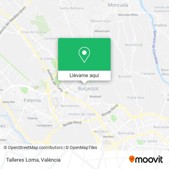 Mapa Talleres Loma