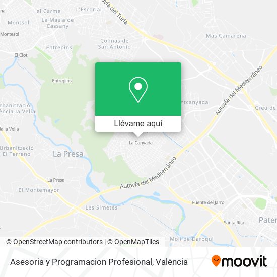 Mapa Asesoria y Programacion Profesional