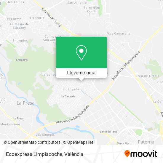 Mapa Ecoexpress Limpiacoche