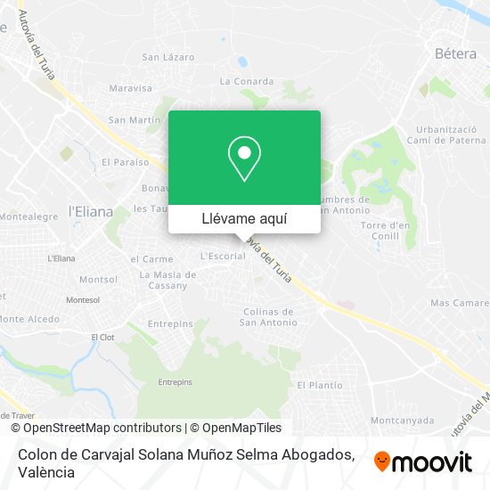 Mapa Colon de Carvajal Solana Muñoz Selma Abogados