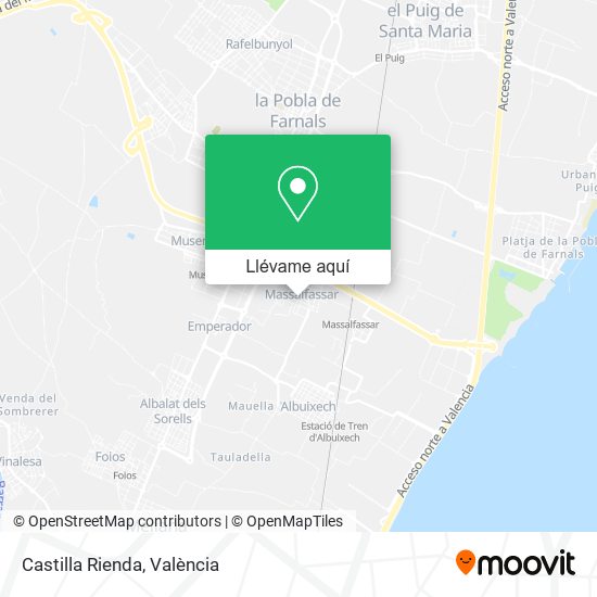 Mapa Castilla Rienda