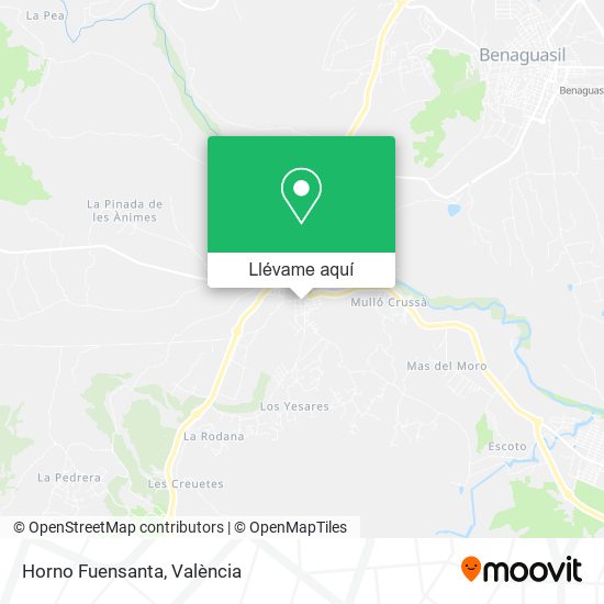 Mapa Horno Fuensanta