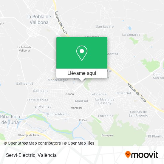 Mapa Servi-Electric