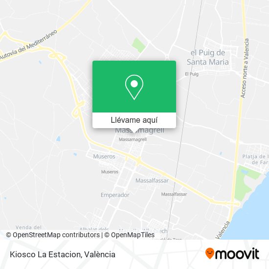 Mapa Kiosco La Estacion