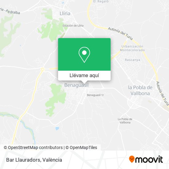 Mapa Bar Llauradors