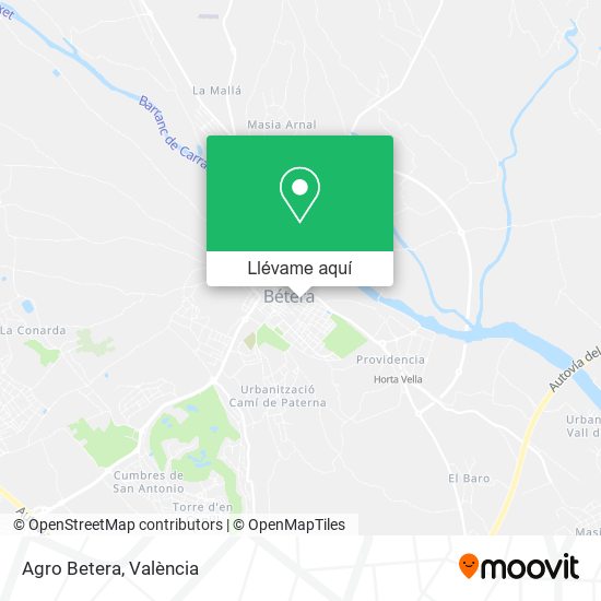 Mapa Agro Betera