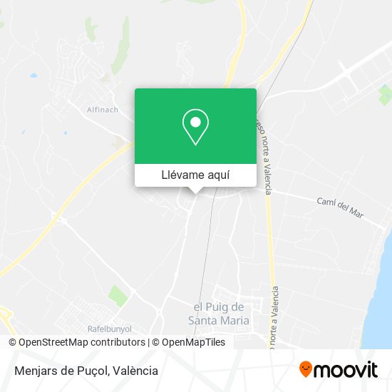 Mapa Menjars de Puçol