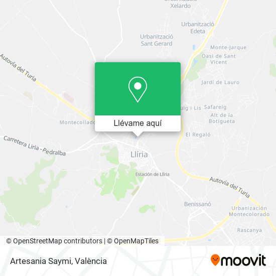 Mapa Artesania Saymi