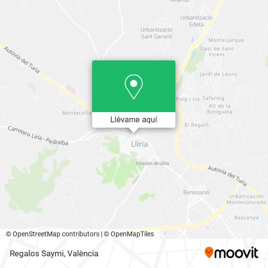 Mapa Regalos Saymi