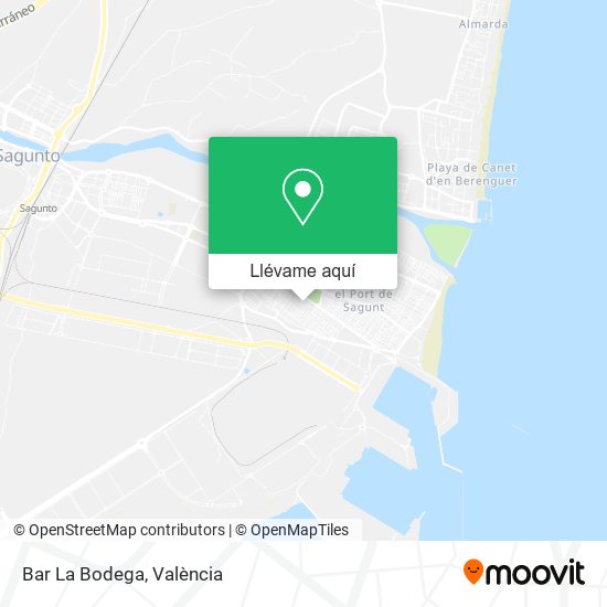 Mapa Bar La Bodega